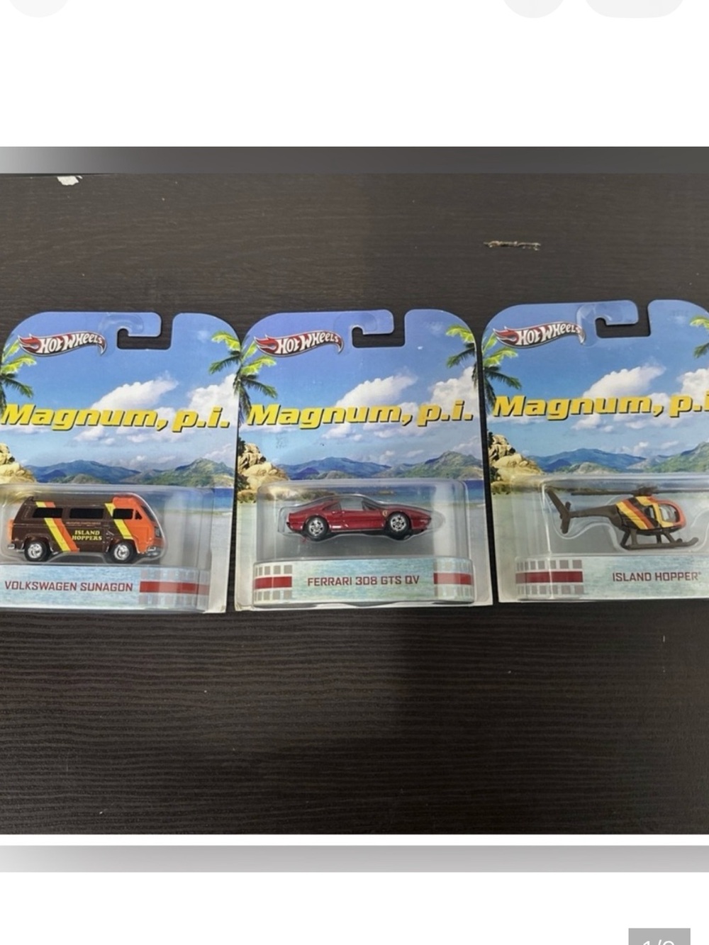 Magnum P.I Hot Wheels retro Vehicle Set